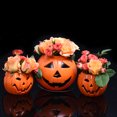 thumbnail image 4 of Cestas de calabaza de Halloween para Candy Hunt Tote Jack Lantern Pumpkin Barrel Decoraciones Kids Candy Jar Pumpkin Jar Juguetes JAMW Sencillez, 4 of 5