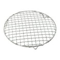 thumbnail image 1 of Stainless Steel Round Grid Net Barbecue Net Baking Tray BBQ Grid With Legs, 1 of 8