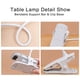 thumbnail image 5 of Lámpara de lectura LED de clip alimentada por pilas | Recargable USB 1200mAh, 3 modos de brillo, cuello flexible, luz blanca portátil, abrazadera resistente, cuidado ocular, cabecero de escritorio, 5 of 9