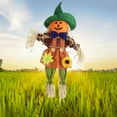thumbnail image 4 of Farfi Scarecrow Decor Attractive Colorful with Bucket Halloween Adorable Scarecrow for Garden, 4 of 13