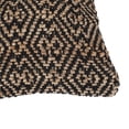 thumbnail image 4 of Noble House 18.00" x 18.00" Black, Brown, Multi-color Diamond Cotton Decorative Pillow Cover, ( Set of 2), 4 of 6