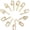 Gold, variant on lanema Pack of 100 Metal Curtain Hooks Heavy Duty Silver Hangers for Drapes Blinds