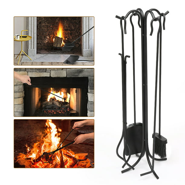 5 In 1 Stove Tool Hook Bracket Most, Outdoor Fire Pit Tools