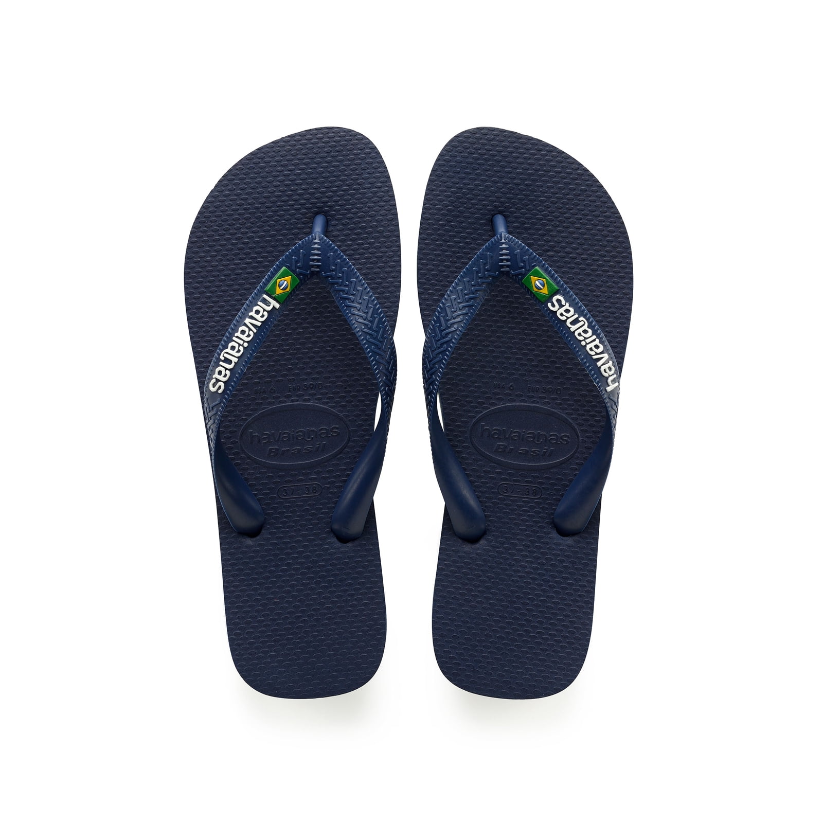 Havaianas Baby Brasil Logo II Leaf Green Rubber Baby Flip Flops Sandals 
