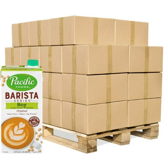 Pacific Foods Barista Series Soy Original, 946ml | 12/Case | Pallet Of 60 Cases