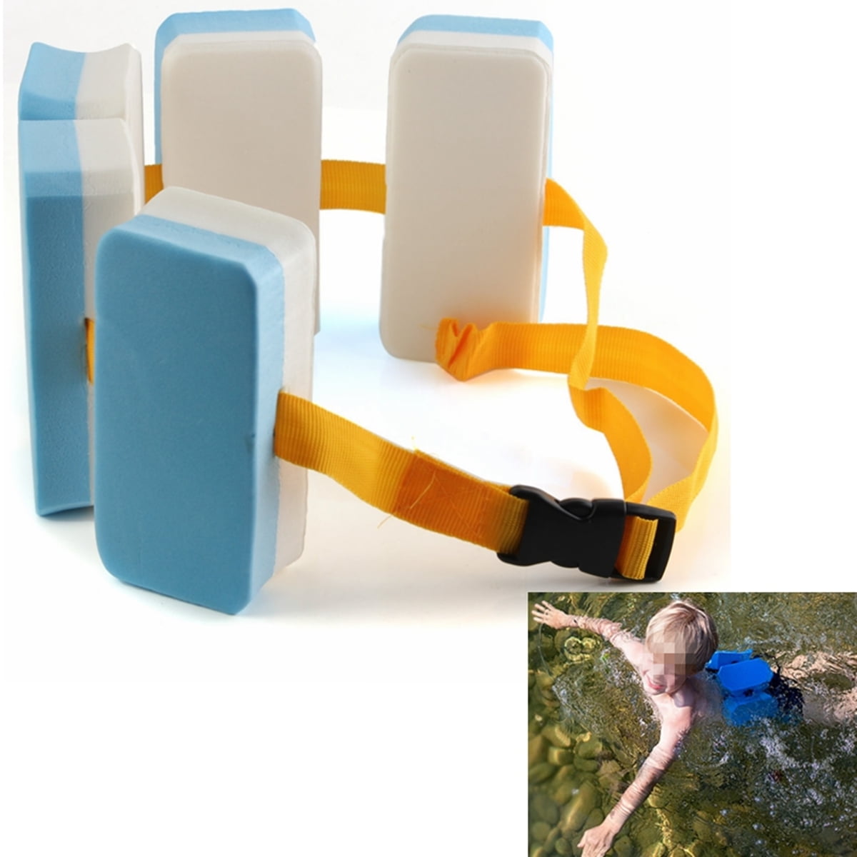 EVA Swimming Waist Belt Kids Adults Safe Training Aid Float Board Foam New UK 