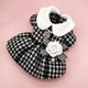 thumbnail image 2 of Pet Clothes Spring Autumn Sweet Plaid Dress Puppy Princess Dress Cat Cute Designer Shirt Small Dog Cardigan Chihuahua Yorkshire ShopWise Round, 2 of 9