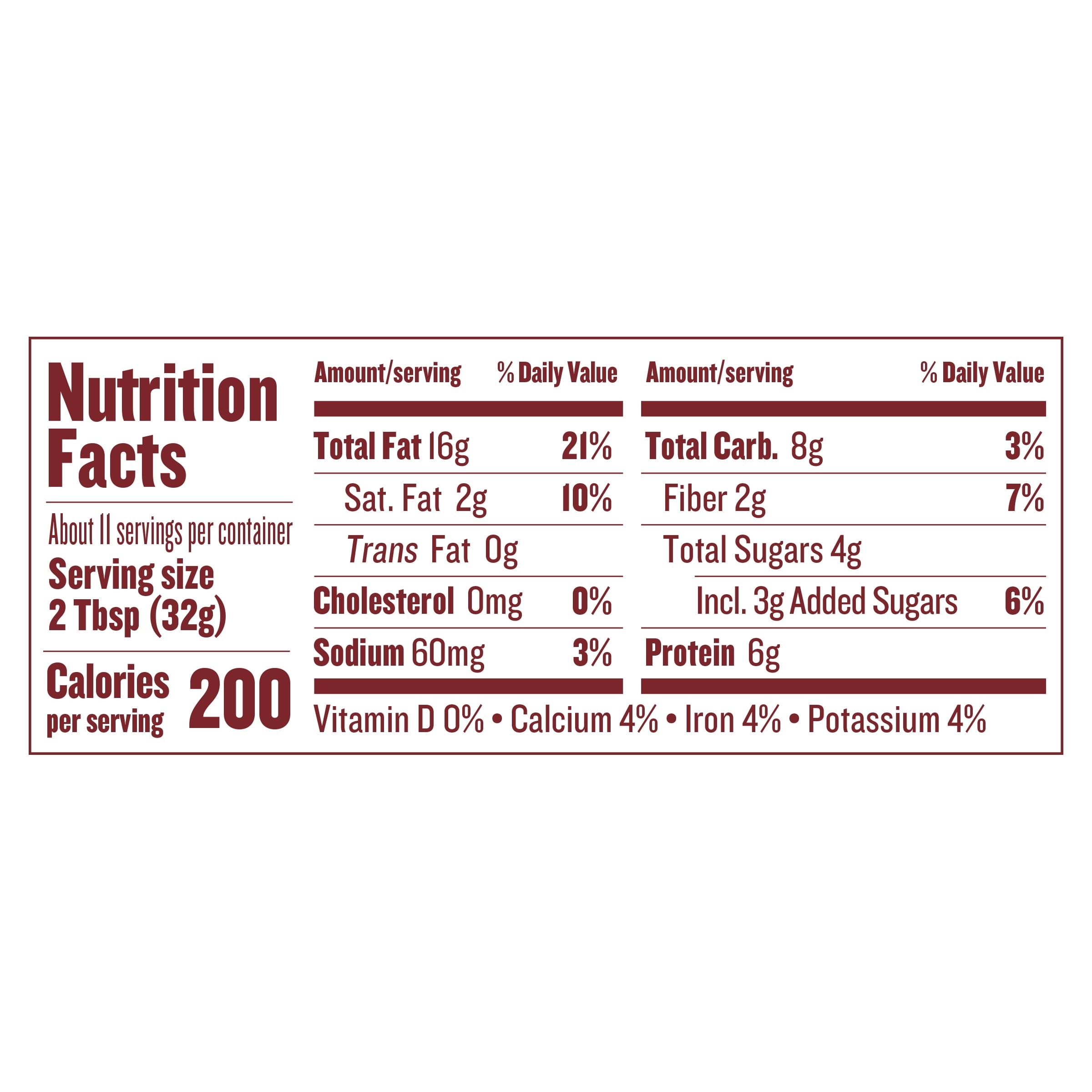 (6 pack) JUSTIN'S Cinnamon Creamy Almond Butter Spread, 12 oz Jar