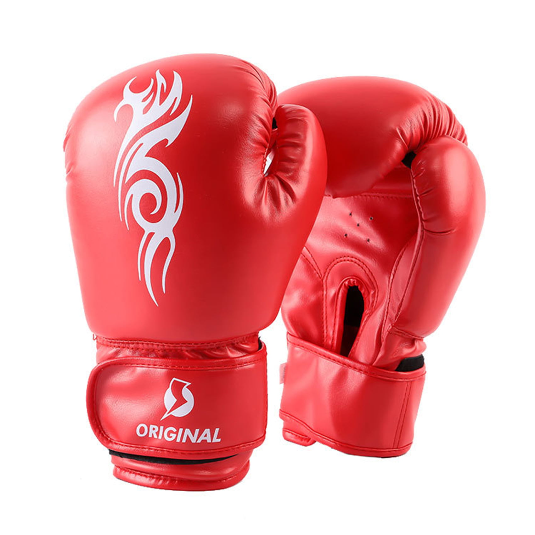 Red Training Boxing Boxer Gloves Extra Wrist Support Protection Pro Durable 