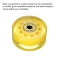 thumbnail image 4 of Uxcell 32 x 58mm Roller Skate Wheels with Bearings 82A Quad Skate Replacement, Shine Yellow 4 Pack, 4 of 6