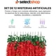 thumbnail image 2 of Flores Artificiales De Decoracion Glicina Colgantes De Wisteria para Jardín Exterior Hogar Fiesta Boda Plantas Artificiales Decorativas Flores Artificiales Realistas (Rojas 12 Piezas), 2 of 5