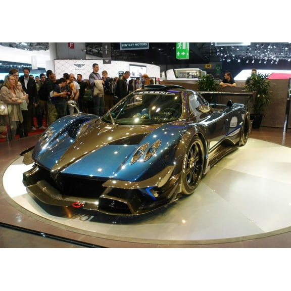 Wall Art Impressions 34x24in Photographic Quality Poster Pagani Zonda Revolucion