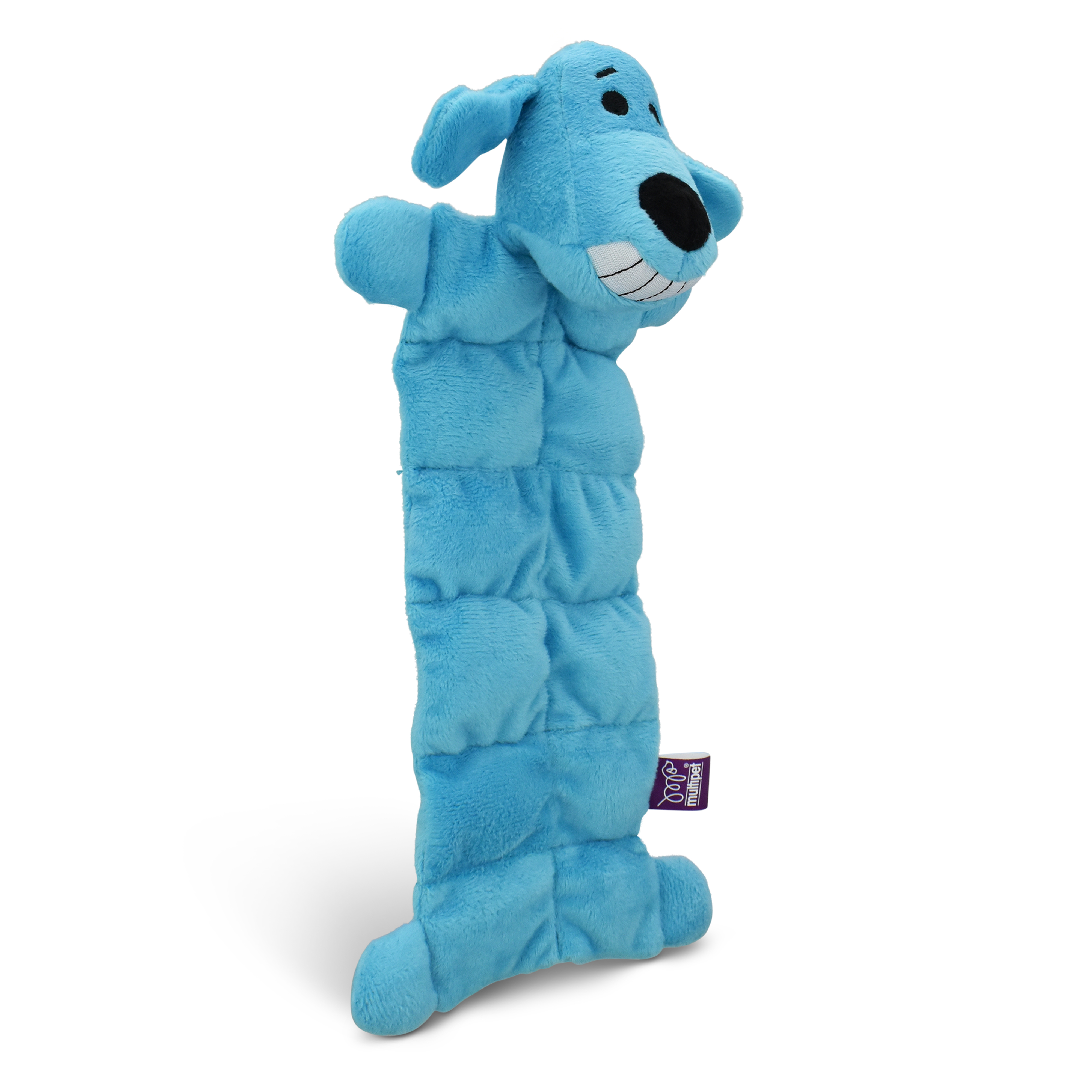 Multipet Smiling Loofa Mat Plush Dog Toy, 12 inches photo 4