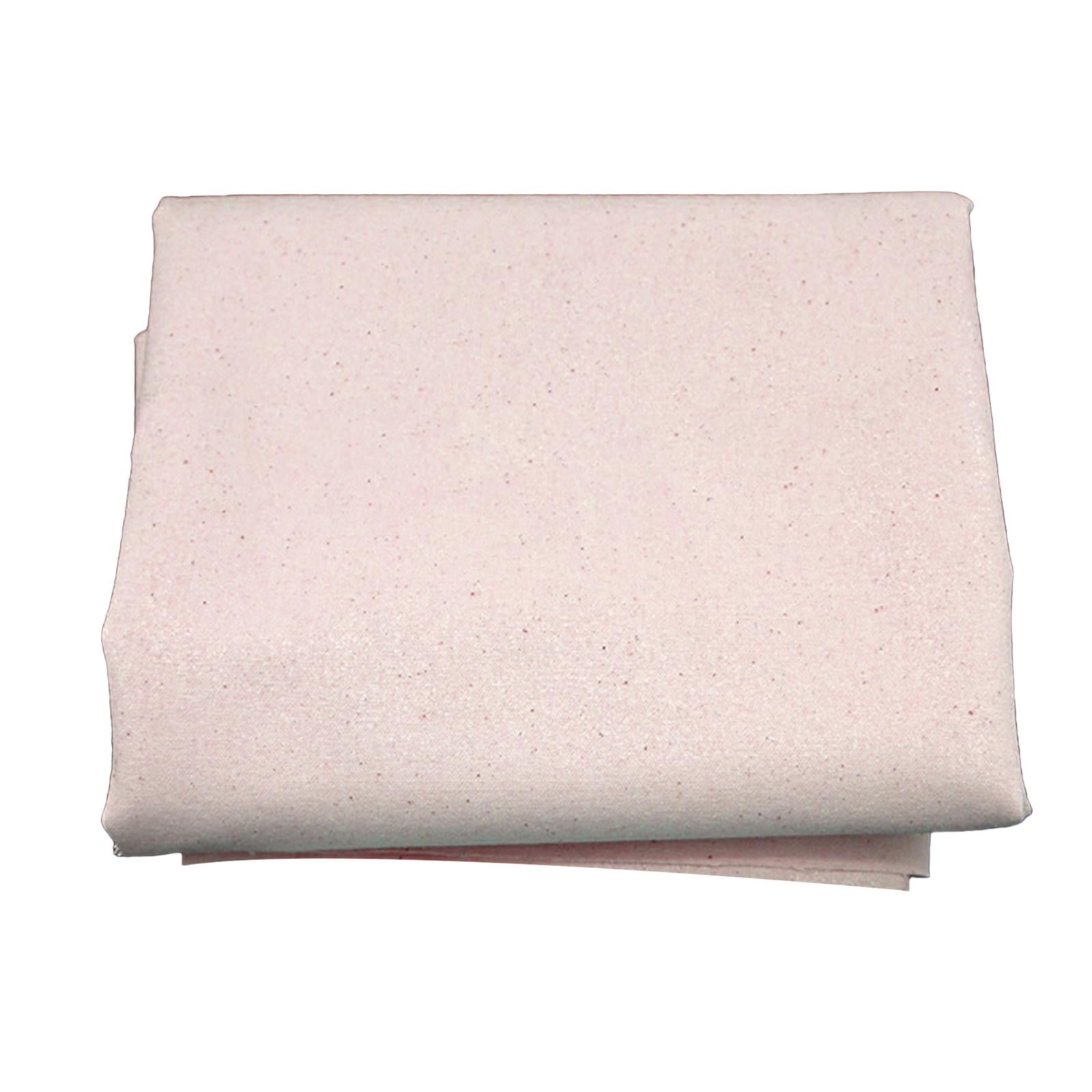 GUOOL Fusible Interfacing Canvas Fabric Roll with Single Sided Iron On Adhesive Cloth Material for Sewing Suitable for Tablecloths Banners Bags Crafts Home 8oz per half meter