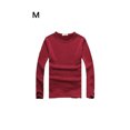 thumbnail image 2 of Sonducket Top básico para hombre, ropa interior cálida de otoño, Base para clima frío, ropa de Color sólido, Jersey informal de ocio, deportes, Camisetas METRO Rojo Espesar Sonducket AP013161-13, 2 of 6