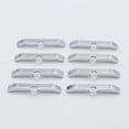 thumbnail image 2 of funtasica 8Pcs 3" Chrome Valve Cover Spreader Bars for 1/4-20 Thread Bolts Engine Aluminum, 2 of 7