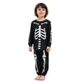 thumbnail image 2 of Bullpiano Matching Family Pajamas 2-Piece Holiday Halloween PJS Family Skeleton Parent-Child PJS Sleepwear Set, 2 of 10