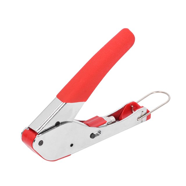 F Crimping , Exquisite Workmanship Steel + Soft Rubber Accurate Pressing Non Slip Ergonomic Design Coaxial Cable Plier For Audio