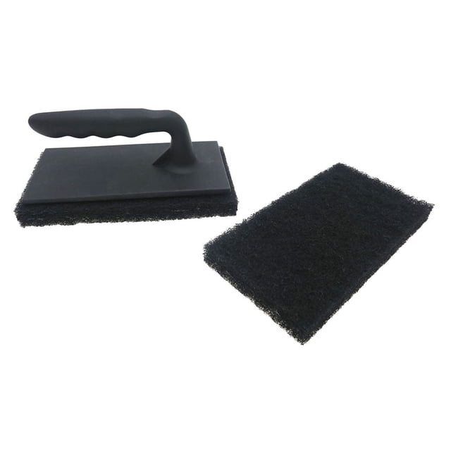 Mr. Bar-B-Q Cepillo para Fregar Parrillas Extragran con Almohadilla Adicional
