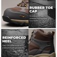 thumbnail image 2 of Botas NORTIV 8 Paladin-Steel Impermeables con Punta de Acero Talla 9, 2 of 8