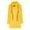 Yellow, variant on Xunlbb Coat Rain Jacket Women's Long-sleeved Hooded Zipper Tie Solid Color Coat Jacket,S-2XL