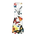 thumbnail image 4 of Kctiaxy Dresses for Women Vintage Printed Sleeveless Maxi Dresses Summer V-Neck A-Line Flowy Floral Dresses Casual Beach Vacation, 4 of 5