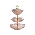 thumbnail image 2 of NWOKYZGH 3-Tier Cupcake Stands for Dessert Table Display Set, 3 Tier Clear Plastic Cake Stand, Cupcake Tower Holder for Wedding, Christmas, Birthday, Baby Shower and Tea Party, 2 of 6