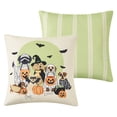 thumbnail image 2 of Mainstays 16" x 16" Reversible Decorative Outdoor Throw Pillow, Costume Dogs, 2 of 9