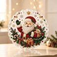 thumbnail image 2 of Christmas Pearl Diamond Painting Suncatcher Kit, 12 Inch DIY Acrylic Hanging Ornament Craft with Pearls, Rhinestones and Metal Chain for Window, Wall, Tree Holiday Decoration, Christmas Gift, 1 Set, 2 of 7