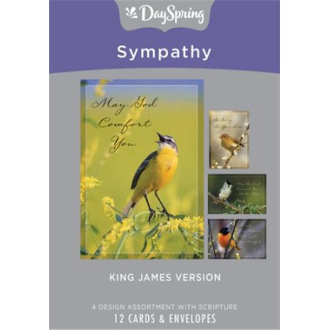Dayspring Cards 178267 Sympathy Birds Cards, Box of 12
