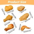 thumbnail image 3 of Food Toys Fake Fried Chicken Simulated Chicken Nuggets Lifelike Fried Chicken Popcorn Model Artificial Food Props for Home Party Market Food Sample Display Table Top Decor, 3 of 9