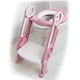 thumbnail image 1 of Asiento Entrenador Papubaby  para Inodoro con Escalera Acolchado Rosa-Blanco, 1 of 2