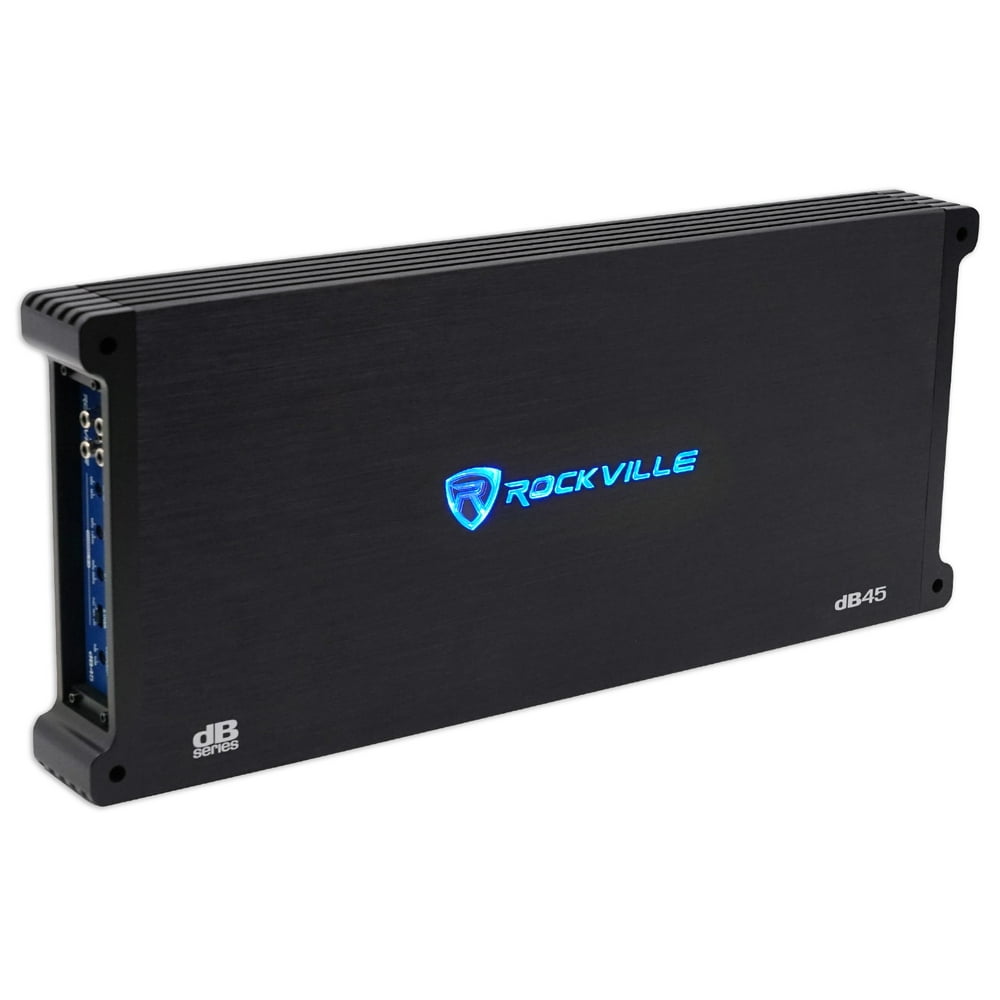 Rockville dB45 3200 Watt/1600w RMS 4 Channel Amplifier Car Stereo Amp