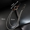 thumbnail image 2 of Bangcool Mens Pants Chain Fashion Hiphop Style Metal Clasp Trousers Chain Jean Chain, 2 of 8