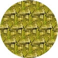 thumbnail image 1 of Ahgly Company Indoor Round Patterned Dark Bronze Brown Area Rugs, 8' Round, 1 of 1