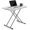 White-x Foot, variant on Athena Collection Folding TV Tray Couch Table 29 Inch Wide with 4 Height Adjustable, Portable Small Folding Table Dinner Tray Laptop Table for Living Room Small Space for Eating on Bed Sofa Couch