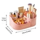 thumbnail image 2 of Cubo rosa para guardar brochas de maquillaje, soporte de plástico para brochas, organizador de maquillaje de escritorio, cubo giratorio, 2 of 5