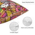 Noikeo FruitFlavored IceCream Pattern Decorative Throw Pillow Covers
