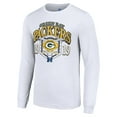 thumbnail image 2 of Men's Starter White Green Bay Packers Retro Long Sleeve Graphic T-Shirt, 2 of 3