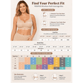 thumbnail image 4 of VEOFUX Smooth Wireless Bras for Women,No Underwire Full Coverage Seamless Plus Size Everyday T-Shirt Bra, 4 of 8