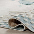 thumbnail image 5 of nuLOOM Cecelia Polar Bear Kids Fringe Area Rug, 4' x 6', Cecelia Baby Blue, 5 of 9