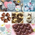 thumbnail image 6 of POINTERTECK Heart Shape Silicone Molds, 3D 9 Holes Candy Chocolate Mold Baking Mold for Making Hot Chocolate Bomb, Cake, Jelly, Gummy, Mousse Dessert, Blue, 6 of 6