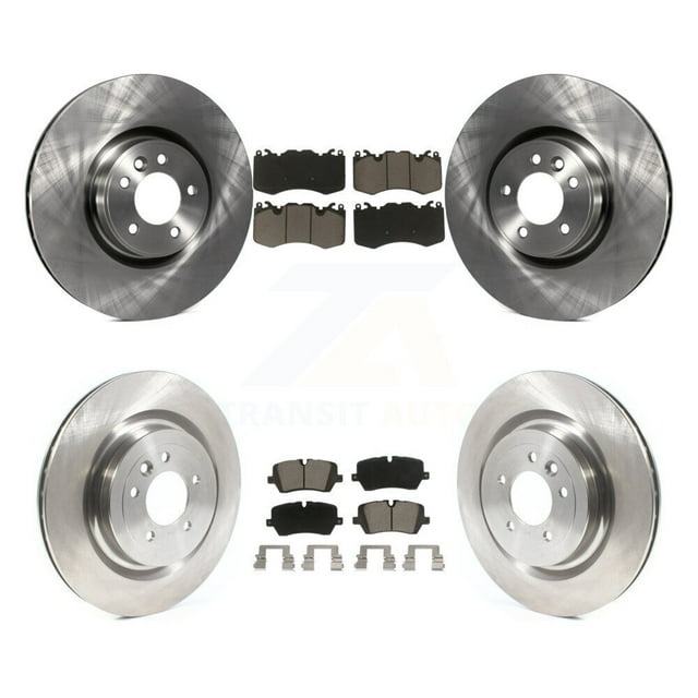 CMX Front Rear Disc Brake Rotors and Ceramic Pads Kit for Car Land Rover Range Sport K8C-101227