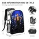 thumbnail image 2 of Harry Styles Mochila transparente temática, resistente y duradera, bolsa see-through para trabajo, deporte, universidad y viaje, 31 × 43 cm, 2 of 6