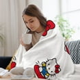 thumbnail image 7 of Sanrio HELLO KITTY Throw Blanket Cute Flannel for Boys Girls Men Women, 7 of 7