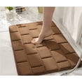 thumbnail image 3 of Maytalsory Quick-drying Bathroom Rugs Exquisite Crafted For Easy Cleaning Toilet Rugs Bath Mat Carpets Khaki 1 Pc, 3 of 6