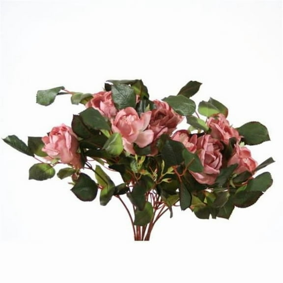 Distinctive Designs  Large Rose X 12 Bush - Mauve - Pack of 4