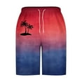 thumbnail image 4 of WAENQINLA Mens Swim Trunks 7 Inch Stretch Elastic Waist Swim Shorts Bathing Suit with Pockets Big and Tall Beach Shorts for Men, 4 of 5