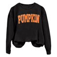 thumbnail image 5 of CAIVO Women Crew Neck Casual Letter Pumpkin Print Loose Sweatshirt Fashion Halloween Autumn Winter Tops For Daily Wear Long Sleeve Pullover Breathable Stretch Fall Streetwear, 5 of 6
