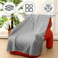 thumbnail image 7 of 12 Pcs Fleece Throw Blankets Bulk 50 x 60 in Outdoor Wedding Guest Gifts Soft Lightweight Sleepover Party Lap Blankets Pet Sofa Couch Home Office Donation Homeless (Mint Green), 7 of 7